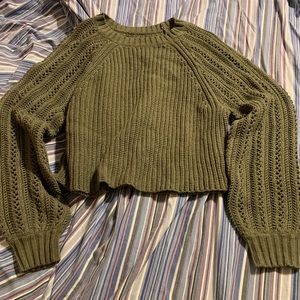 American Eagle Chunky Cropped Sweater